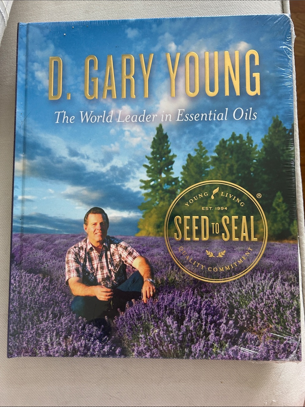 Young Living Lavender Field & Mountain Hardcover - Purple, Blue